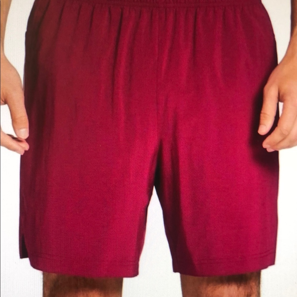 Men's Red Casual Shorts